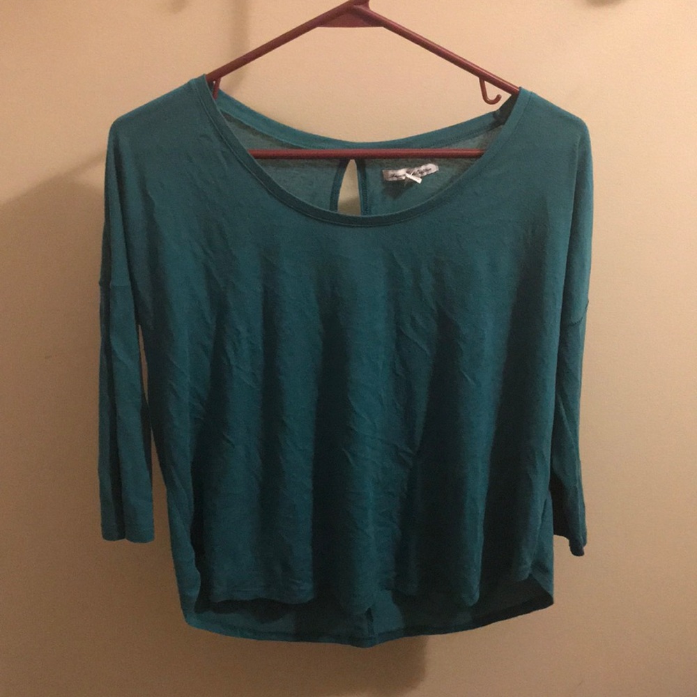 American Eagle green top